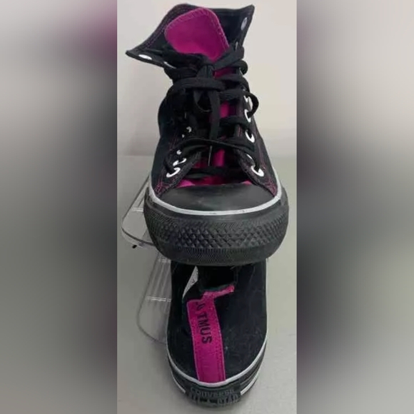 Converse All Star Black and Purple  Sneakers Like New M 11 W 13 MSRP 94.99 - Picture 3 of 7